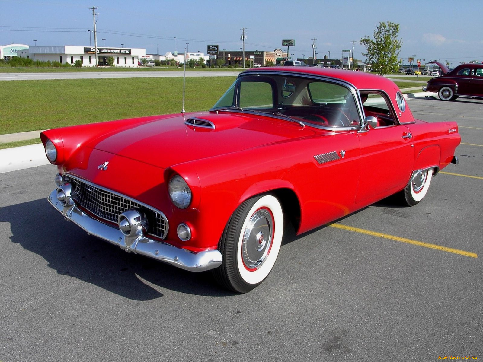 1955, ford, thunderbird, classic, 